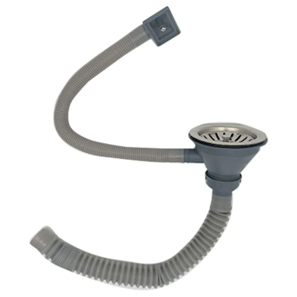 

Слив для кухонной мойки из нержавеющей стали, гибкий, простая установка, дренажные решения, защита от вредителей, один/двойной слот