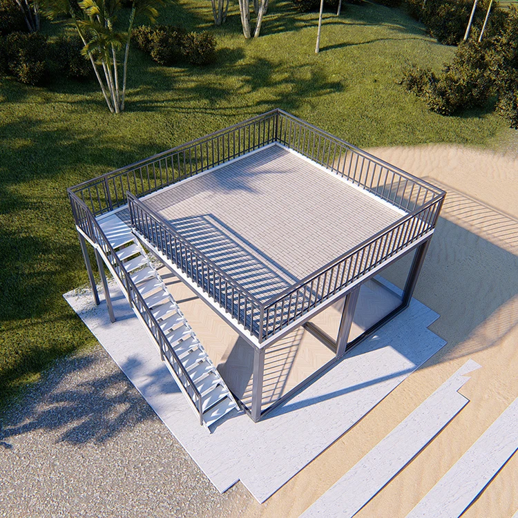 الشركة المصنعة المخصصة الفاخرة الجاهزة حزمة مسطحة حاوية منزل الجاهزة المنزل مع حمام سباحة للداخلية في الهواء الطلق