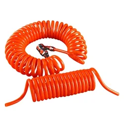 Compressor Air Tools 3M 6M 9M 12M High Pressure PU Tubing Gas Spring Pneumatic Spiral Tubing EU Quick Coupling Pipe EU/JP Type