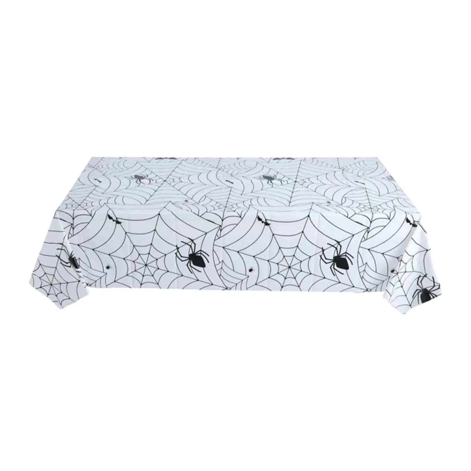 Halloween Table Cloth 137x274cm Holiday Tablecloth Rectangle Waterproof for Party Kitchen Indoor Dinner Table Decoration