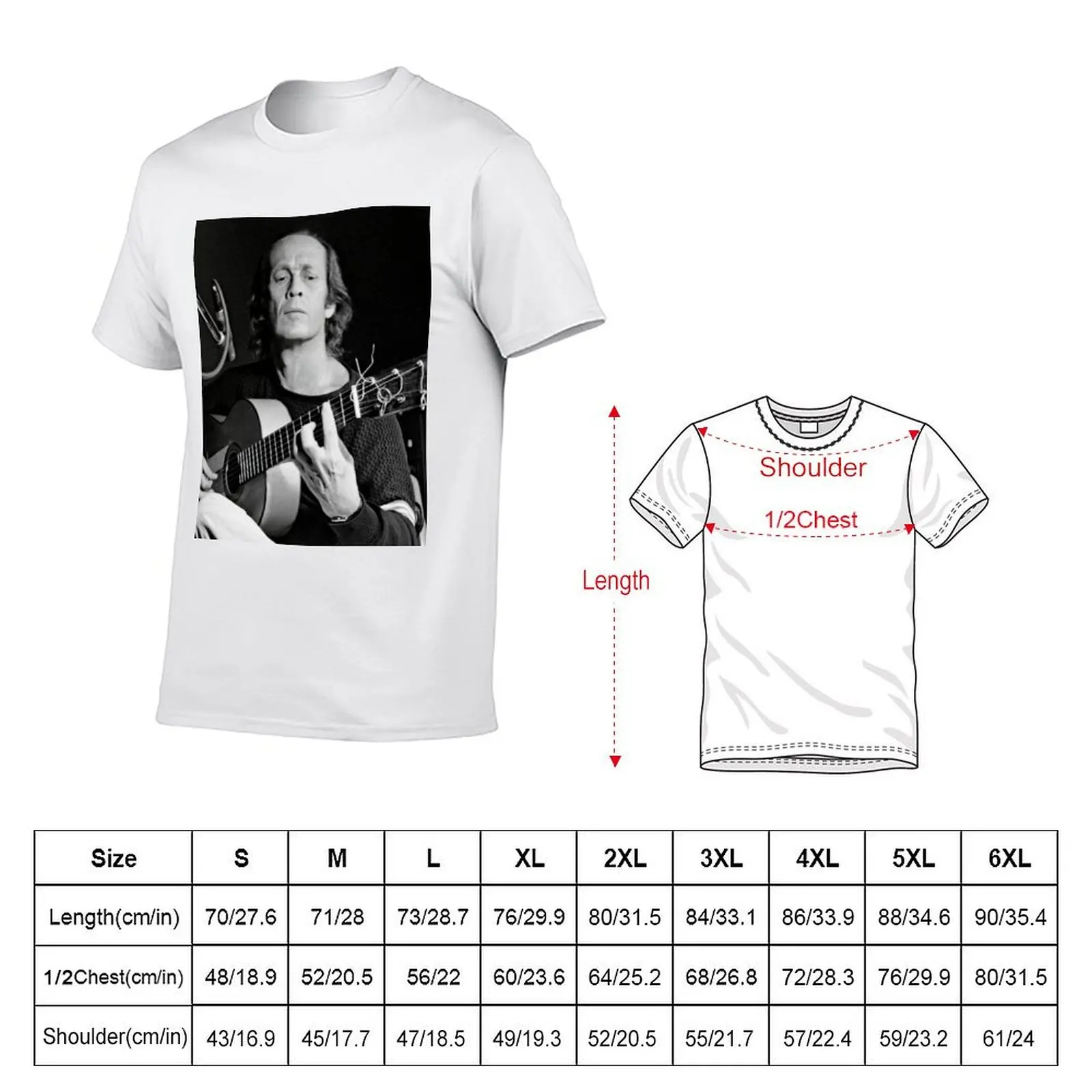 Paco de Lucia T-Shirt t shirt man casual t shirts for man pack white T-Shirt