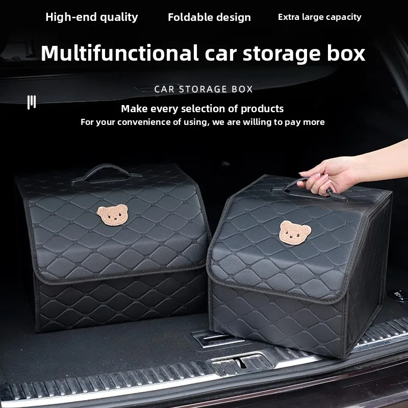 

Car Trunk Storage Box Multifunctional Folding Storage Box Car Interior Supplies