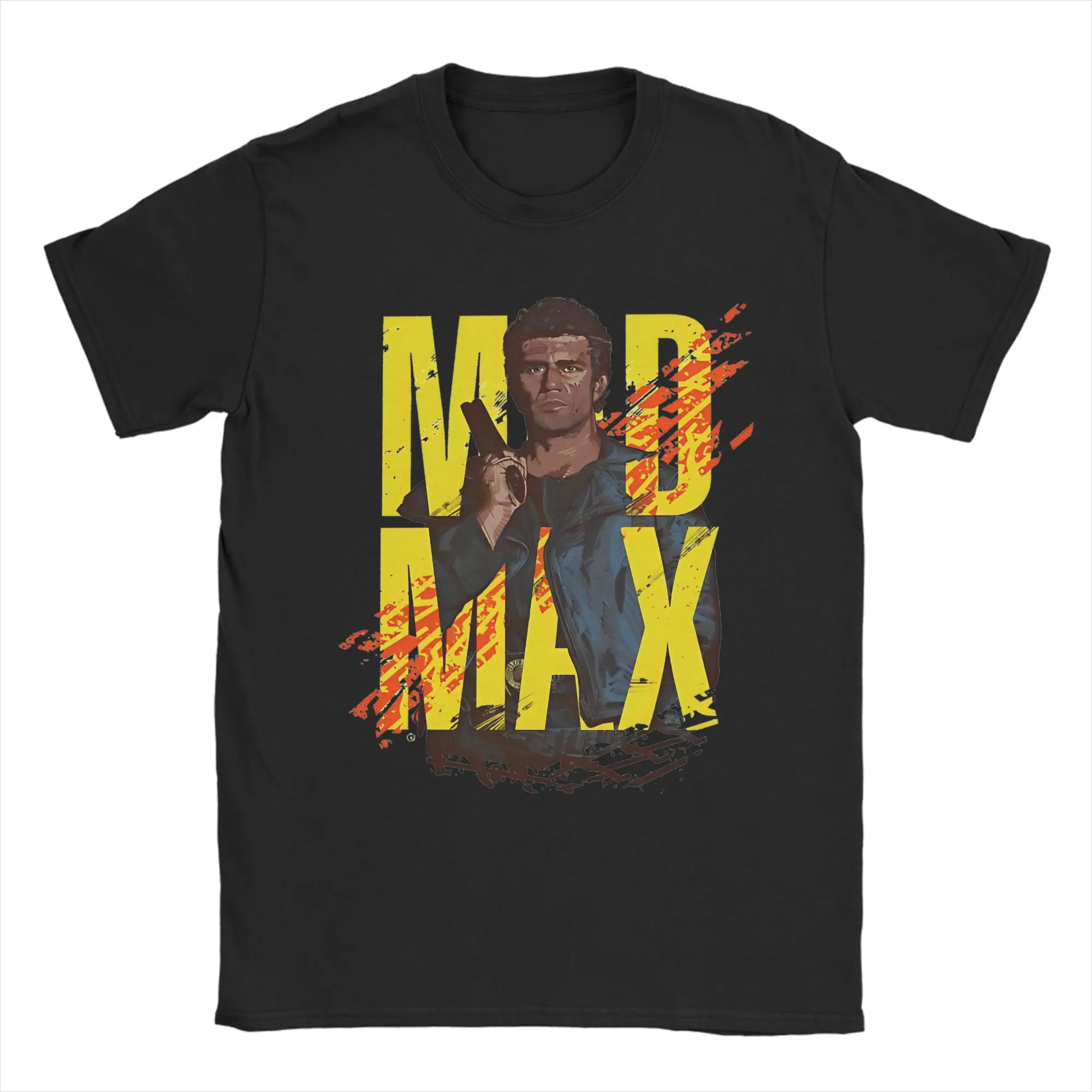 

Aesthetic Mad Max Tshirts Men 100%Cotton Short Sleeve Road Warrior 80s Movie O-neck Summer Tops Shirts