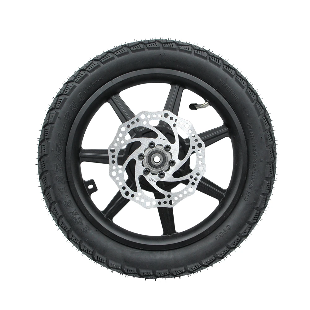 AliExpress NONE Electric Scooter 14 inch Front Wheel 14x2.125/54-254 Tire Inner Tube with Brake Disc For E-bike Folding Bicycles Tricycle Bike
