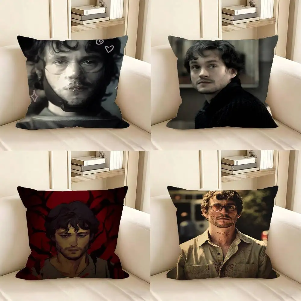 1pc Will G-Graham Pillow Case Fashion Square Pillowcase Bedroom Sofa Room Ins Decoration Leisure
