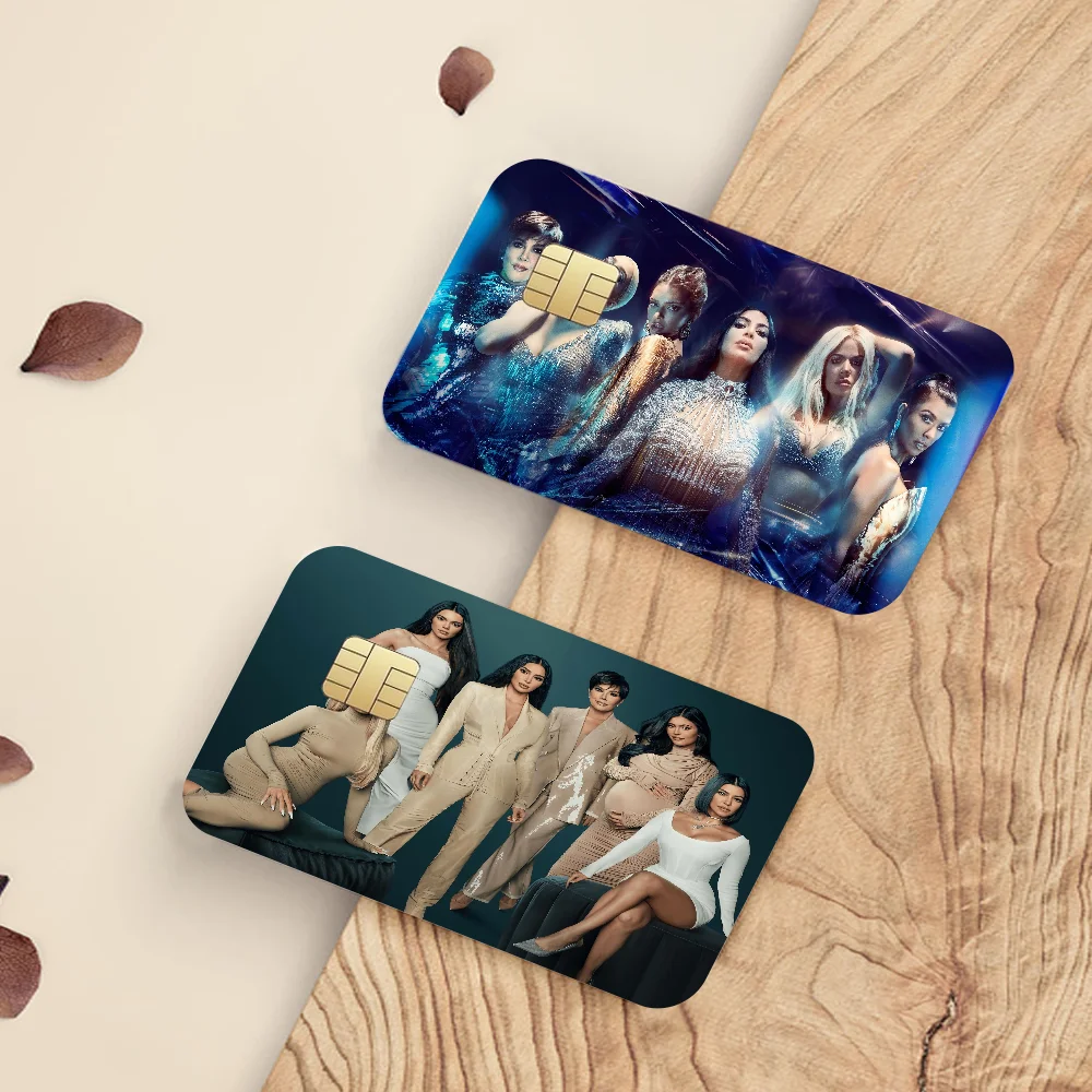 Keeping Up With The Kardashians Jenner Fam100% Hot Sale Amine Credit Debit Bank Card Bus Card Film Skin Sticker