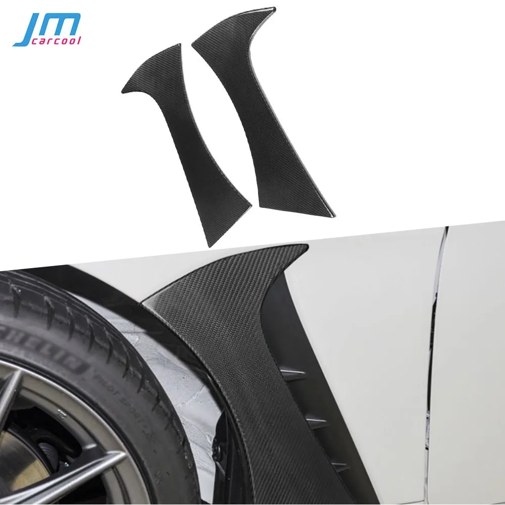 

For Toyota GR86 Subaru BRZ 2021 + 2PCS Fender Air Vent Trim Covers Real Carbon Fiber Car Decoration Cap Sticker FRP Car