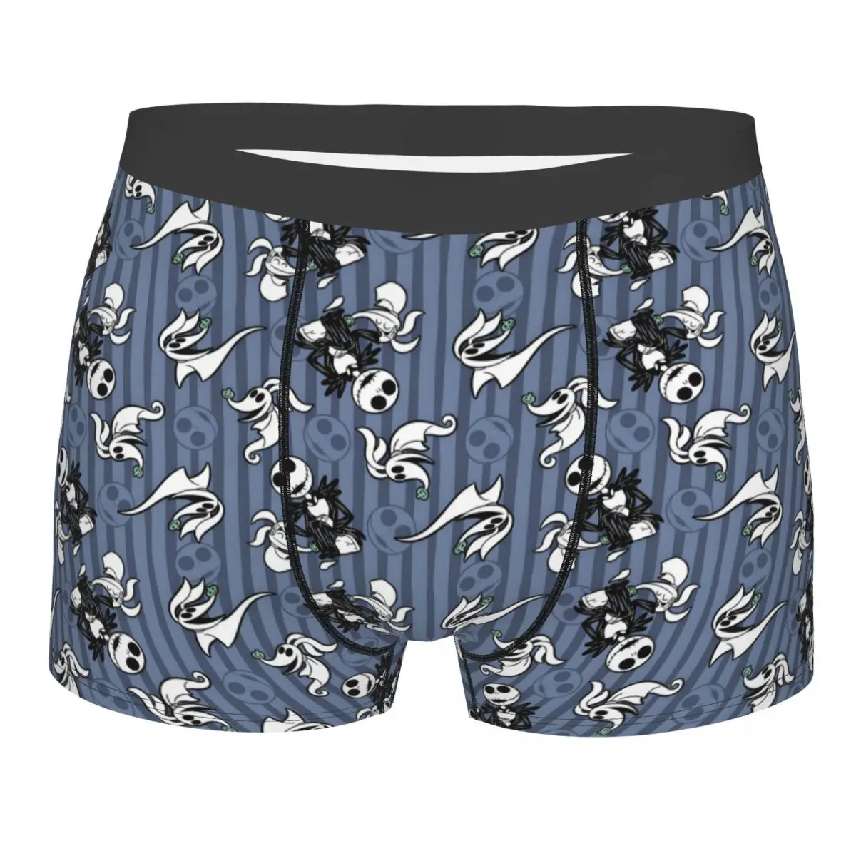 

Custom The Nightmare Before Christmas Underwear Men Breathable Gothic Jack Skellington Boxer Briefs Short Panties Soft Underpant