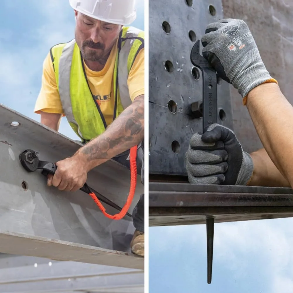 Chiave Spud per carichi pesanti con foro di fissaggio, apertura da 1-1/4 pollici, bullone da 3/4 pollici per un fissaggio sicuro nella costruzione