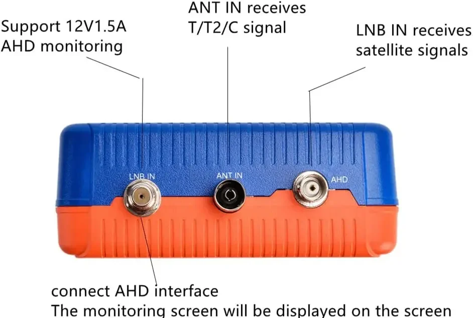 Satellite Finder Signal Meter Upgraded TV DVB-S2/S2X DVB-T2 DVB-C Receiver Sat Detector Satellite Finder Meter