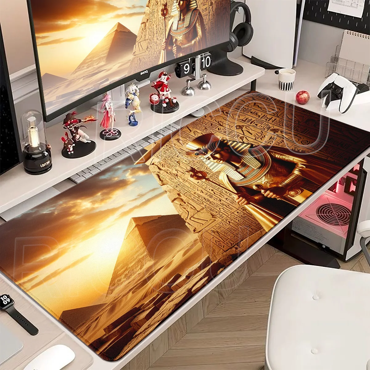 Ancient Egypt Posters Non-slip Mouse Pad Large Rubber Base Anti-slip Desk Accessories Mousepad