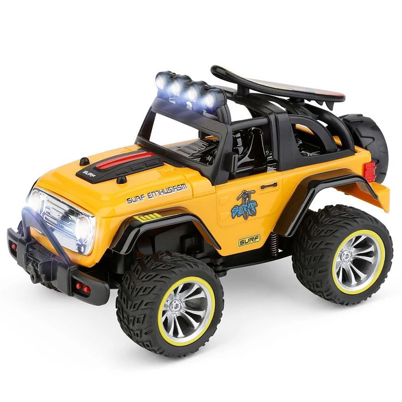 RC Car MINI Truck 1:32 Remote Control Vehicle All Terrain SUV 2.4GHz Radio Controlled Led LIght Car Toy for Boys Children's Gift