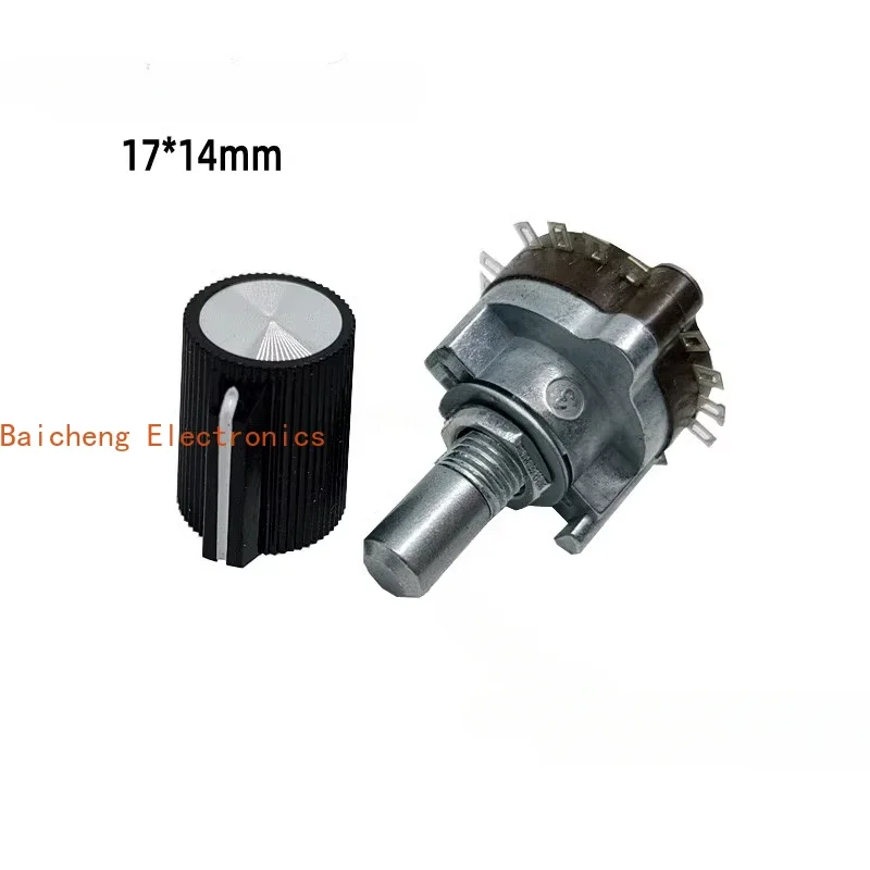 

10PCS Electronic handwheel switch knob cap 17 * 14 pulse generator positioning axis CNC machine tool circular shaft handle 6mm