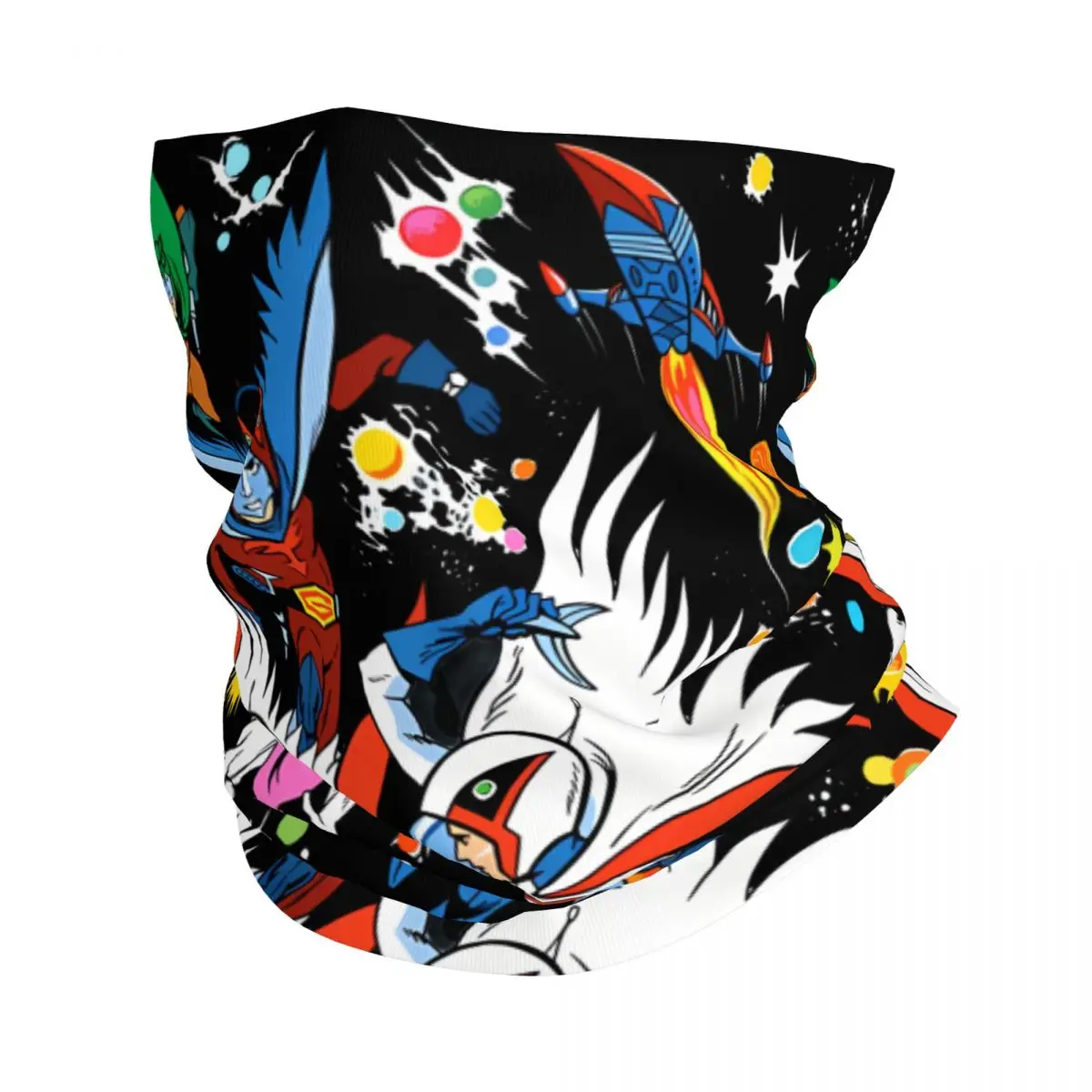 G-FORCE Science Ninja Team Gatchaman Bandana Neck Gaiter Printed Motocross Face Mask Balaclava Hiking Unisex Adult Windproof