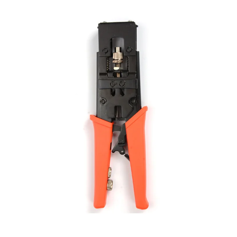 Multifunctional Coax Compression Connector Adjustable Tool, Wire Cutter, for RG58 RG59 RG6 F BNC RCA