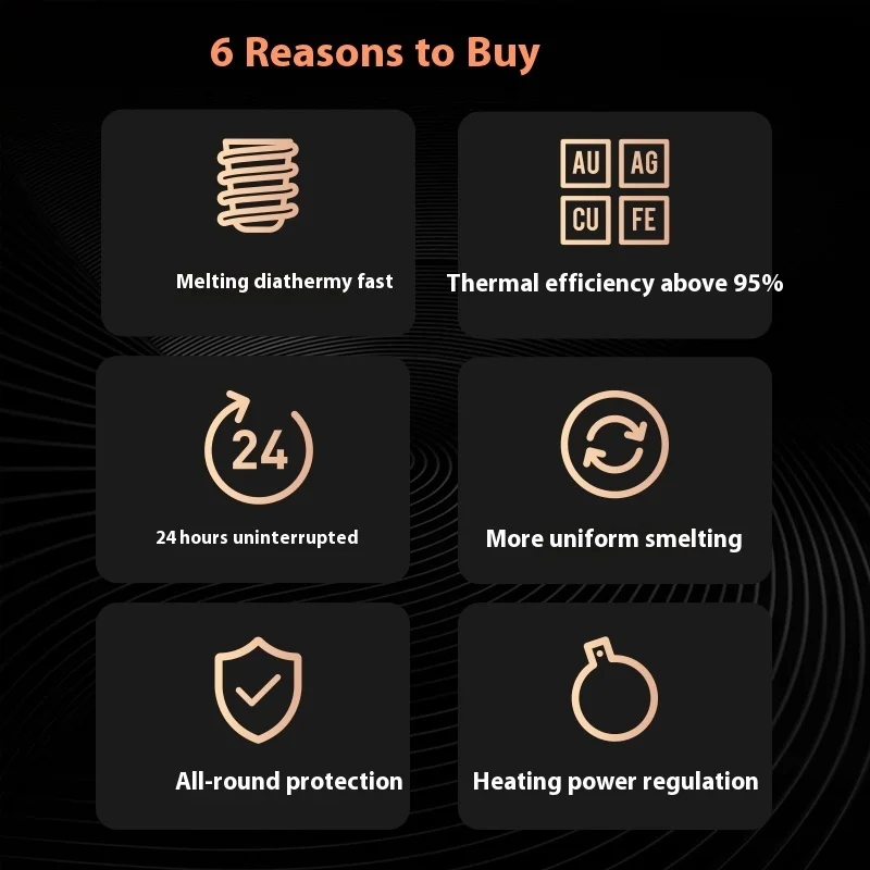 Medium Frequency For Scrap Metal Melting, Copper, Aluminum, High-Frequency induction heater