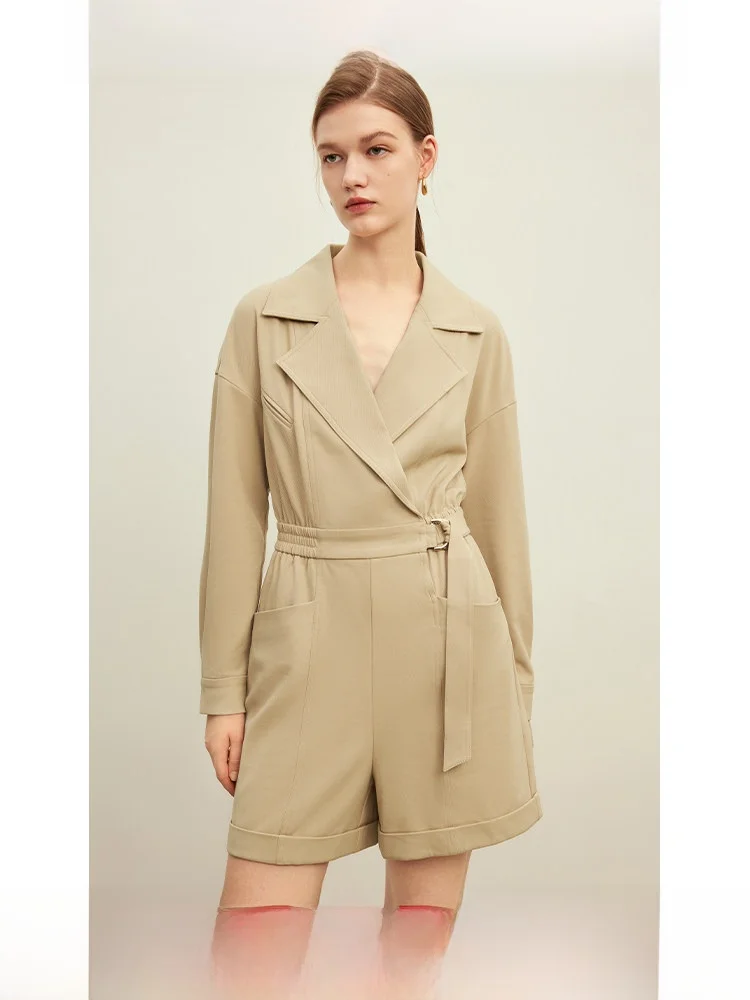 Kombinezon Ele Suit, spodnie z wysokim stanem, poliester, proste nogawki, regularny krój, cienkie, zimowe, nowość