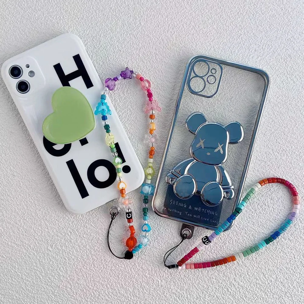 Butterfly Color Alloy Anti-loss Cellphone Lanyard Portable Fashion Mobile Phone Chain Phone Charm Strap