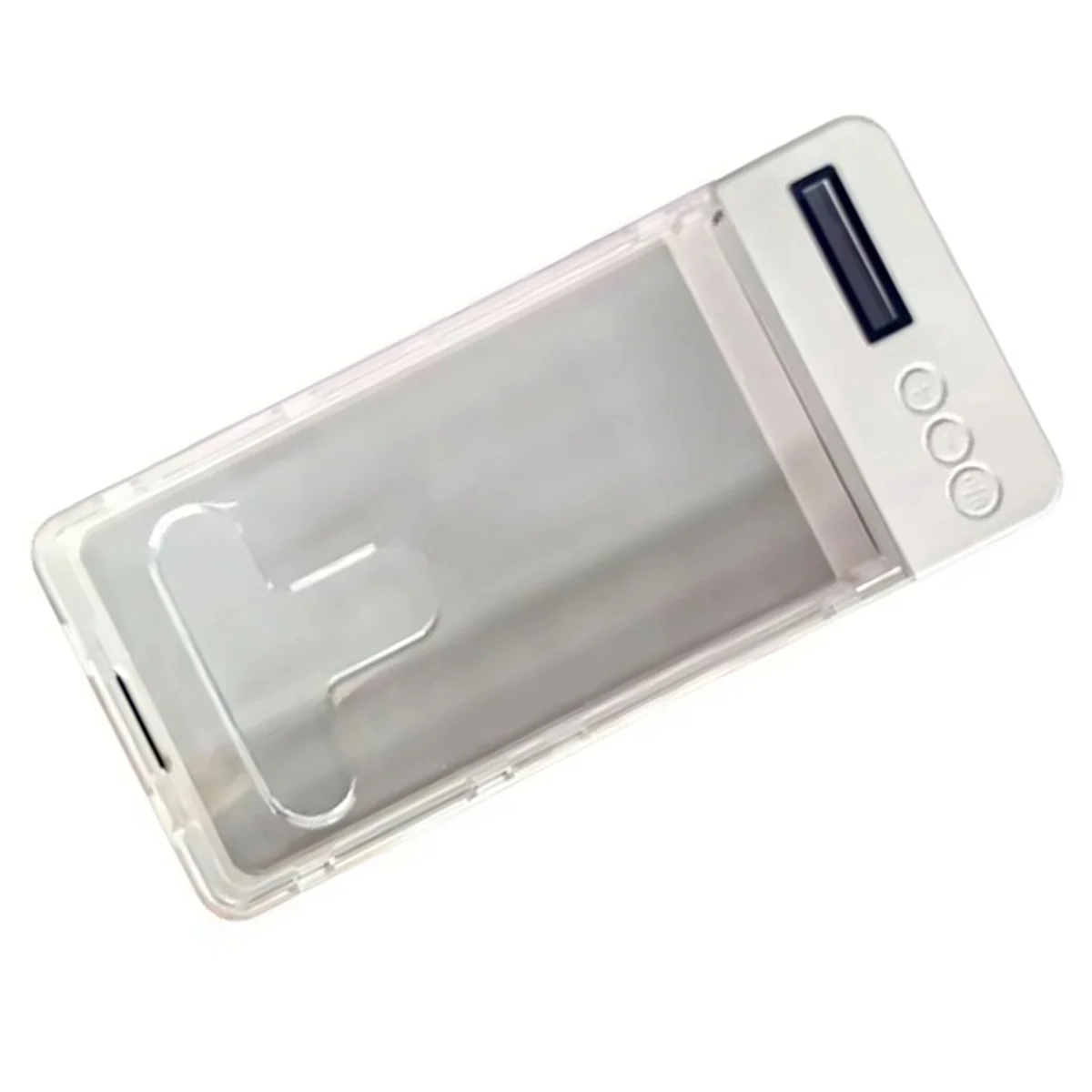 GROCE-2X Self-Discipline Phone Timer Lock Box For Iphone Android Phone Case Self-Control Timer Locker White