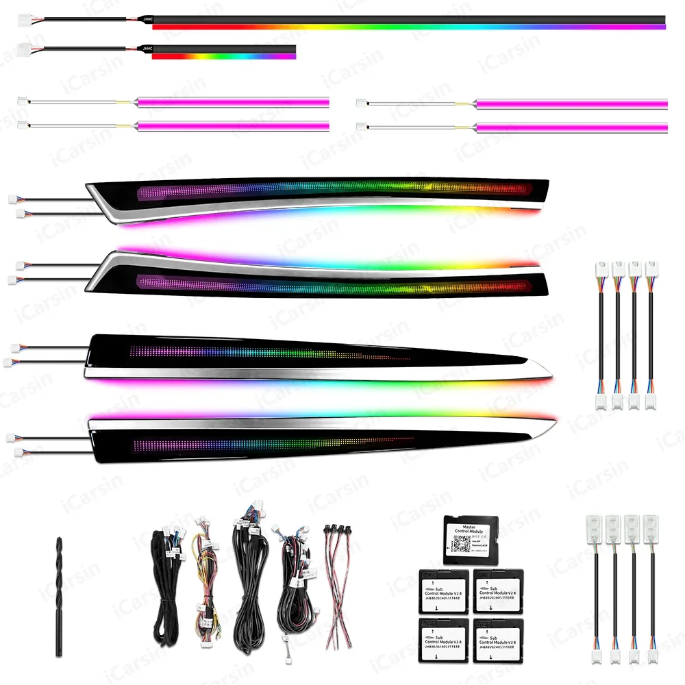 

ICarsin 64 Colors LHD/RHD F10 Ambient Lighting Upgrade Kit for bm 5 Series 2011 - 2017 Car Interior LED Light Accessories