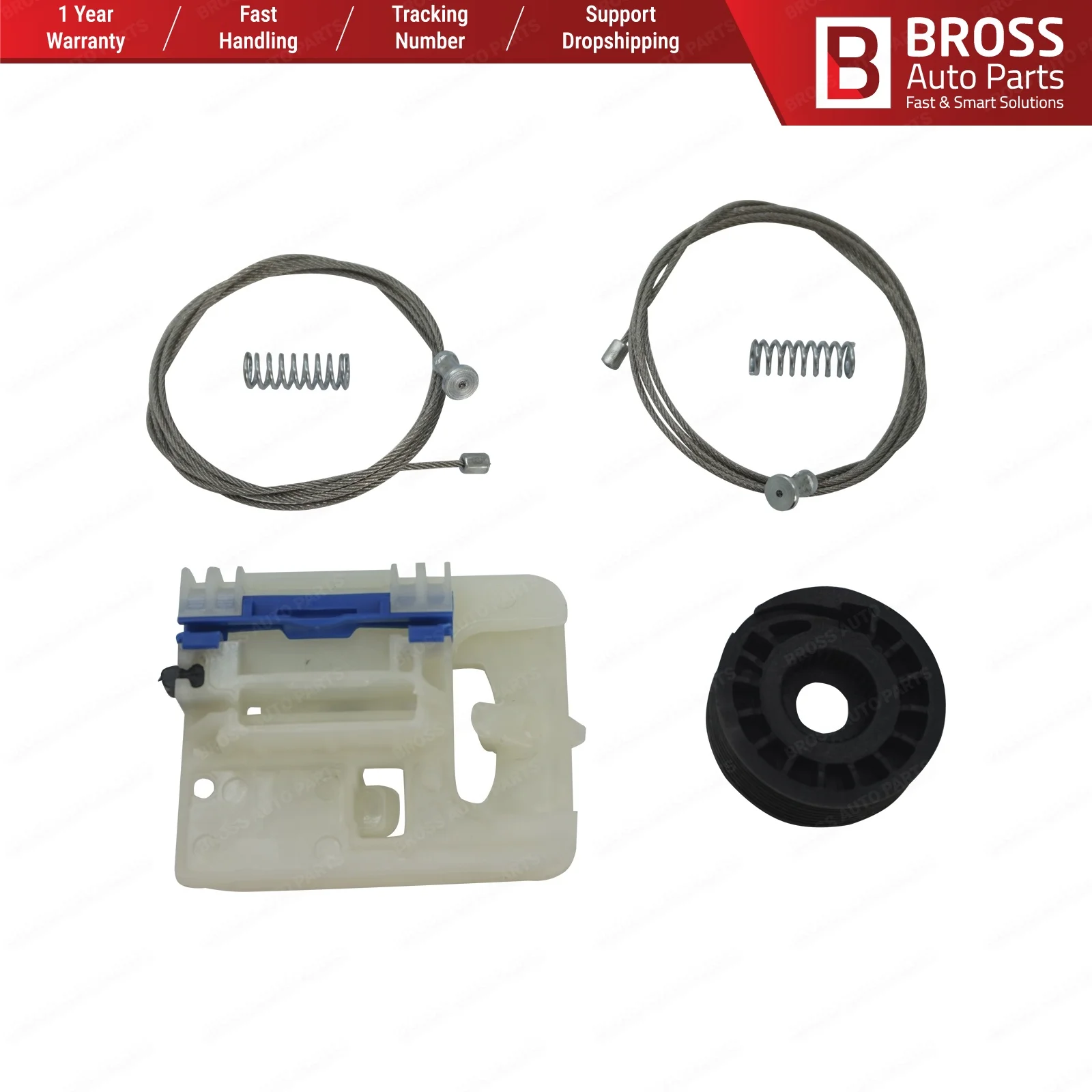 BWR5226FBA Window Regulator Repair Kit Front Left 00520691630 for Fiat Tipo Egea Fits: Fiat Tipo MK2 2015-On Ship From FRANCE