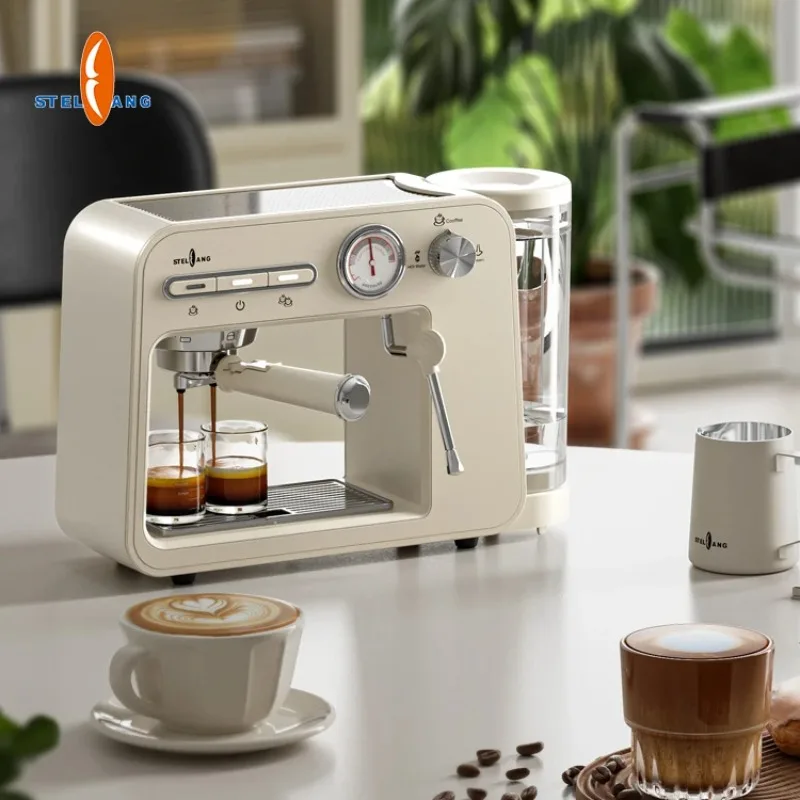 

Intelligent Library Electric Stainless Steel Coffee Maker Express Automatic Espresso Coffee Machine For A Shop