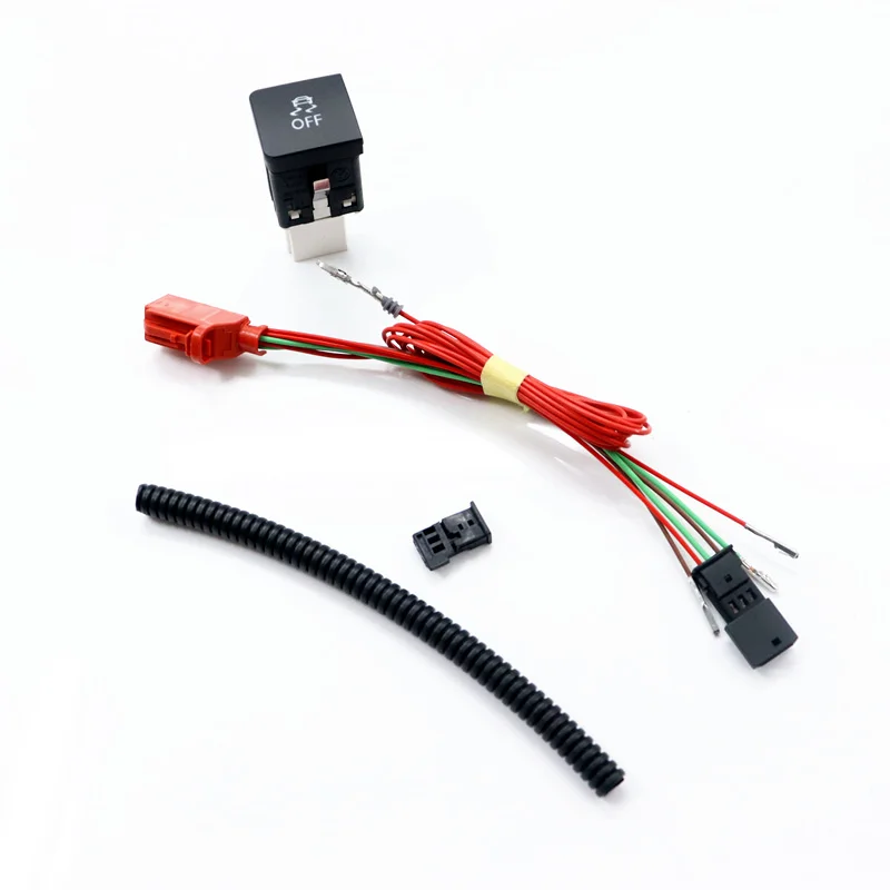 

For VW Golf 6 MK5 Jetta 5 6 MK6 1KD 927 117 1TD927117 Car Electronic Traction Control ESP OFF Anti Skid Switch Button Cable