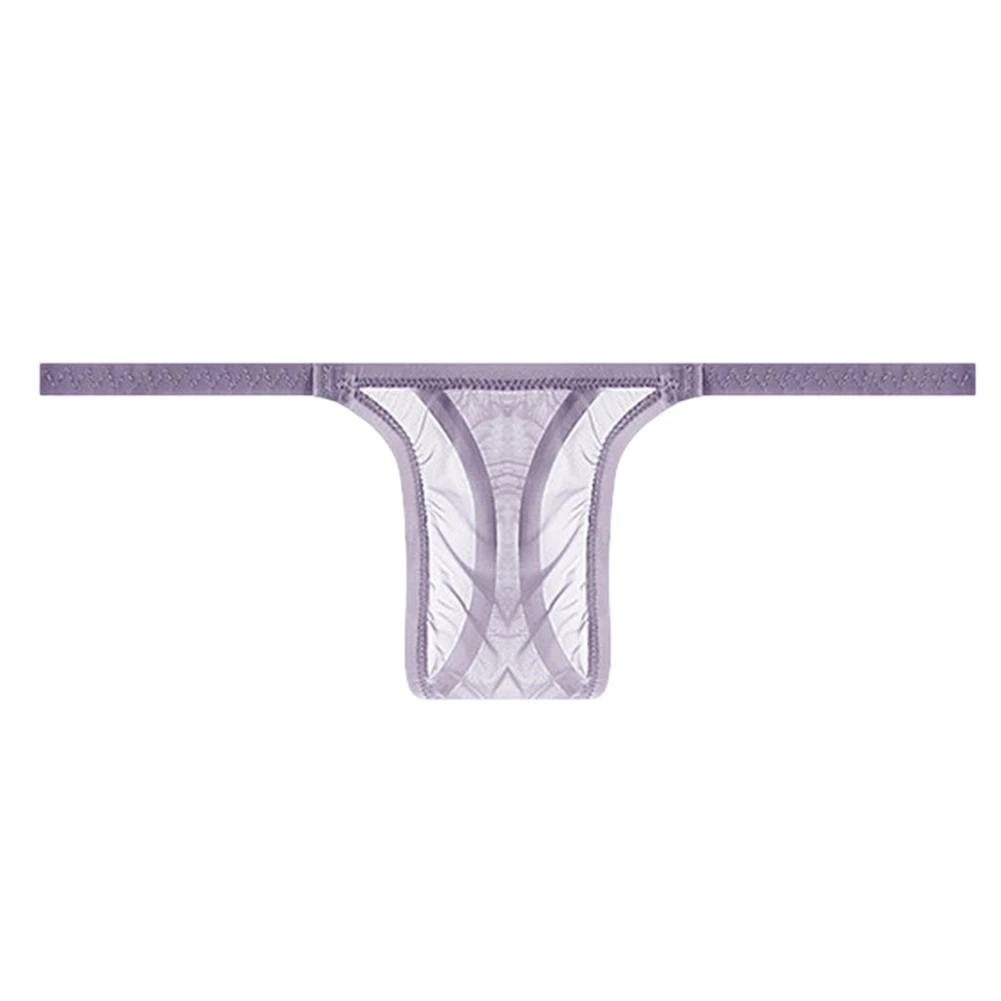 Ultra-thin Lingerie Men G-string See-through Fabric 70 Polyamide 30 Spandex High Elasticity Material G-strings