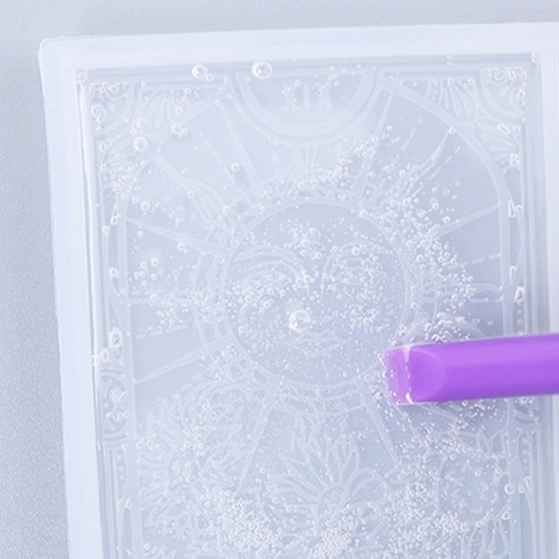 Silicone Stir Sticks for Resin Epoxy Mold Reusable Shaker Handle Resin Accessory for Making DIY Craft Round Stirring Rod