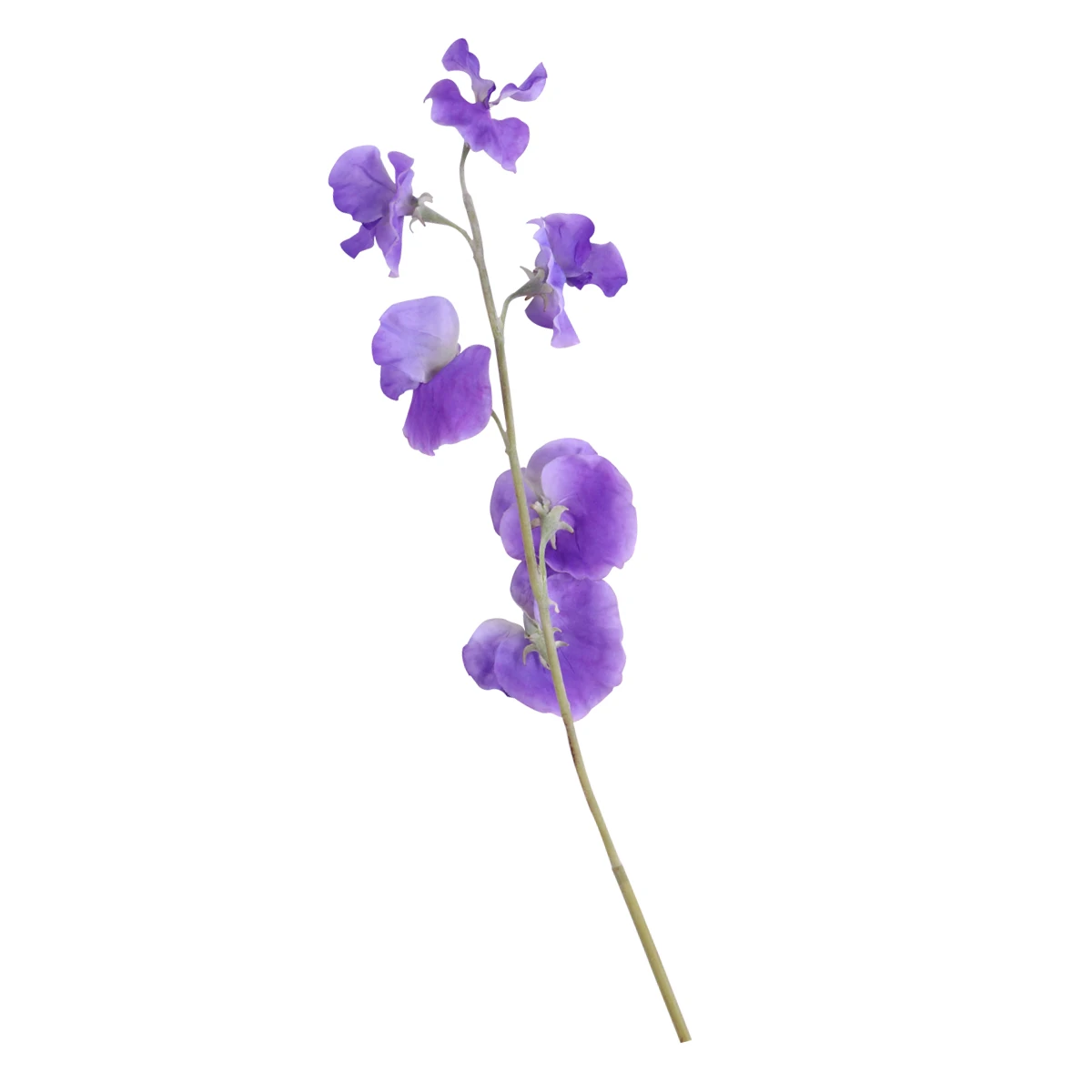 

Simulation Pea Blossom Decorative Fake Flower Purple Handmade Home Office Wedding Party Romantic Decor