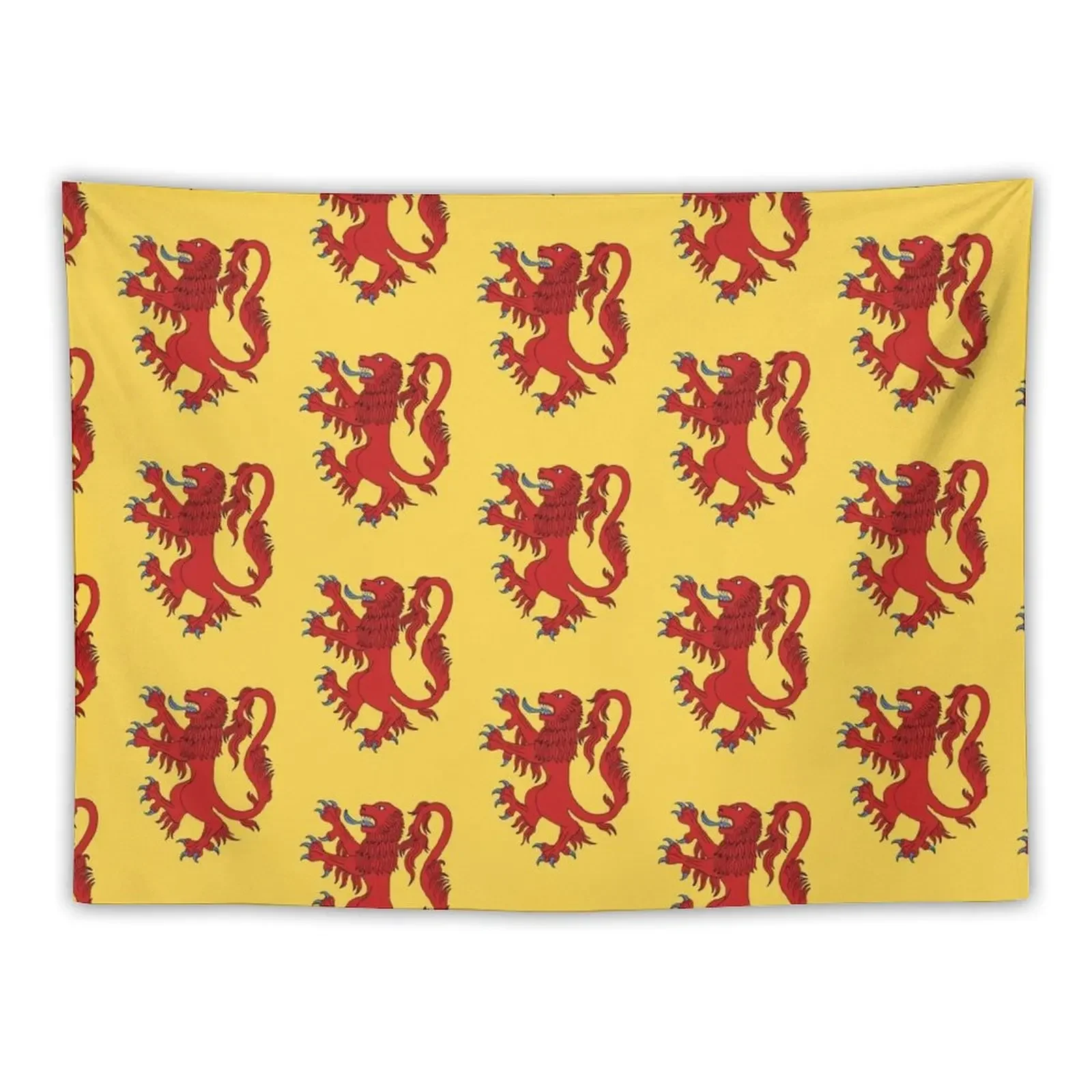 

Lion Rampant Gules Tapestry Decorative Paintings Room Decor Bedroom Deco Wall Hanging Wall Tapestry