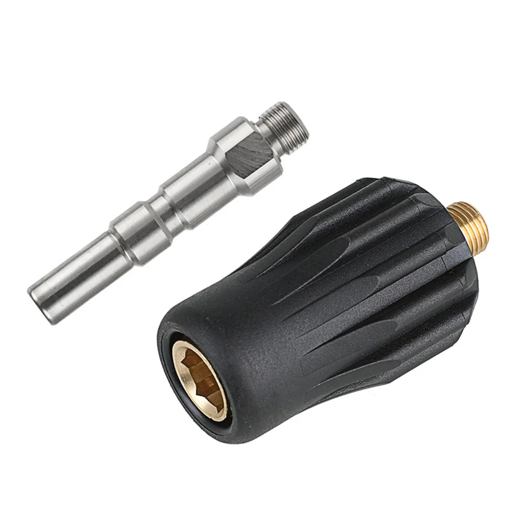 Brass Pressure Washer Quick Connect Adapter Compatible with G14 Thread for Secure and Leakproof Hose Attachment