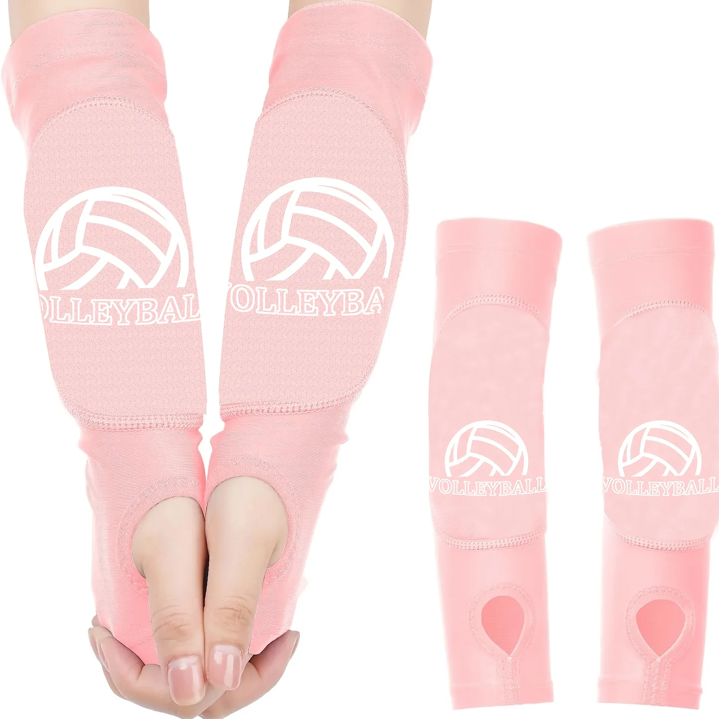 Manchons de bras de volley-ball pour filles, 1 paire de manchons de passage de volley-ball rembourrés avec protection en mousse, protecteur de bras de volley-ball pour les jeunes