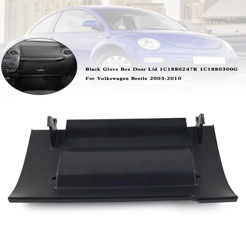 For Volkswagen Beetle 2003-2010 Front Storage Glove Box Door Lid Cover 1C1880247R 1C1880300G Replacement (Left-Hand Drive Only)