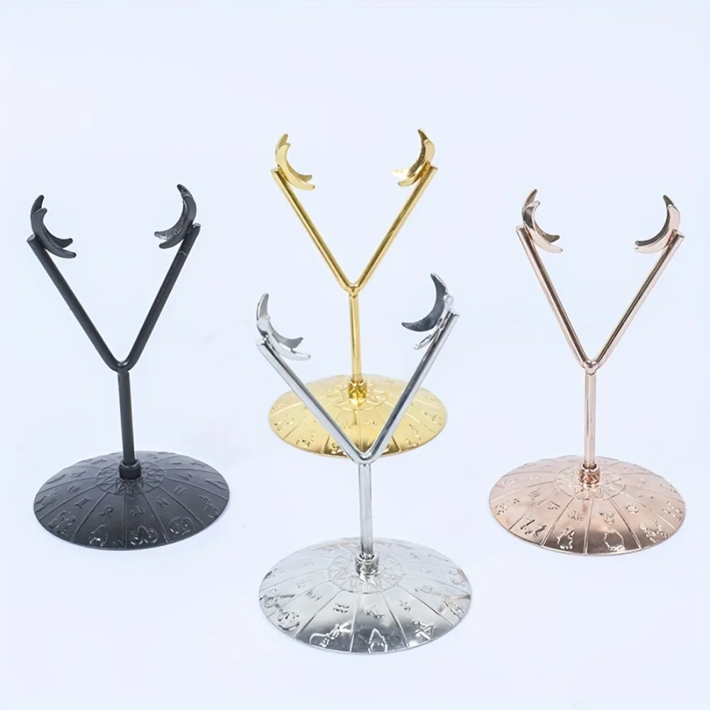 Twelve Zodiac Bohemian Crystal Display with Removable Metal Base-perfect for Home, Office and Party Decor