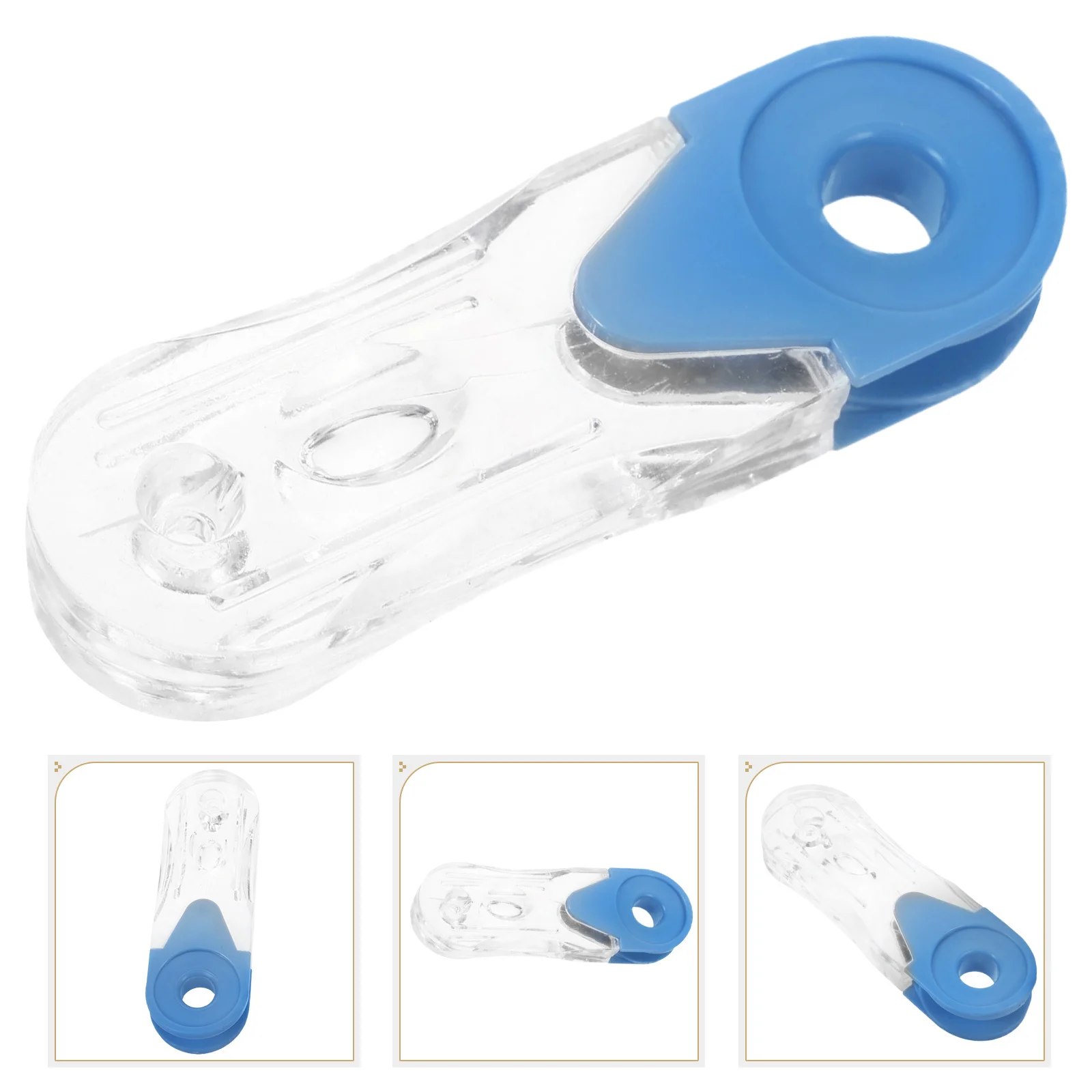 

10pcs Curtain Accessories Acrylic Vertical Window Blind Handle Simple Design For Home Safety Roller Blinds Repair Parts