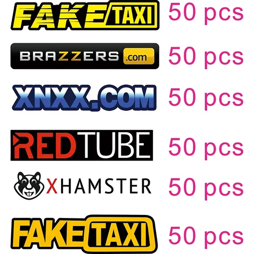 Imagen 1 del producto Calcomanías para coche, 50 Uds., cubierta para arañazos, pegatinas para motocicleta, accesorios de decoración, pegatina para coche, personalidad personalizada de PVC, 10cm