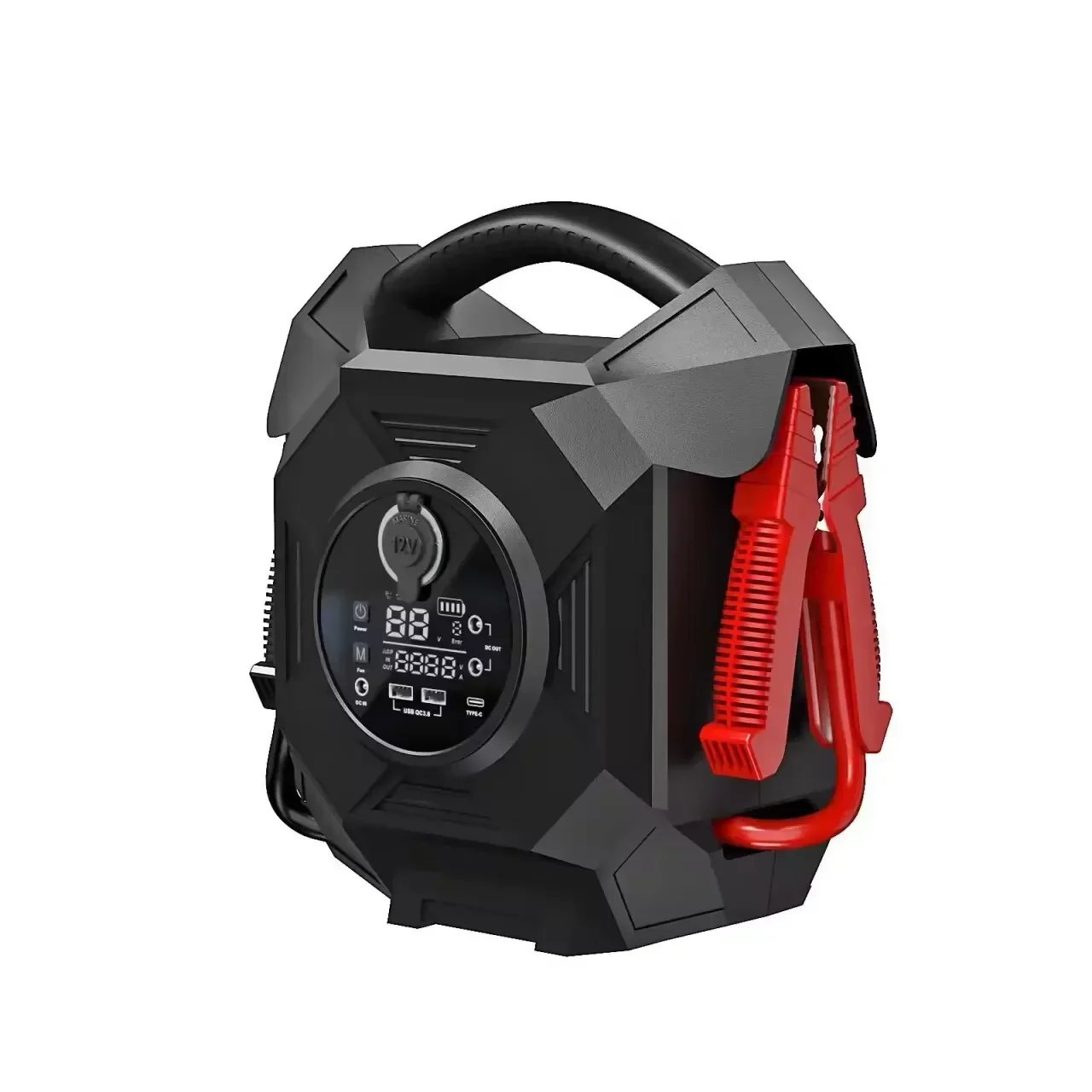 NEW 202524v 12v car jump starter power bank Large capacity 236800maH 3000a 6000a Automatic identification switching with air