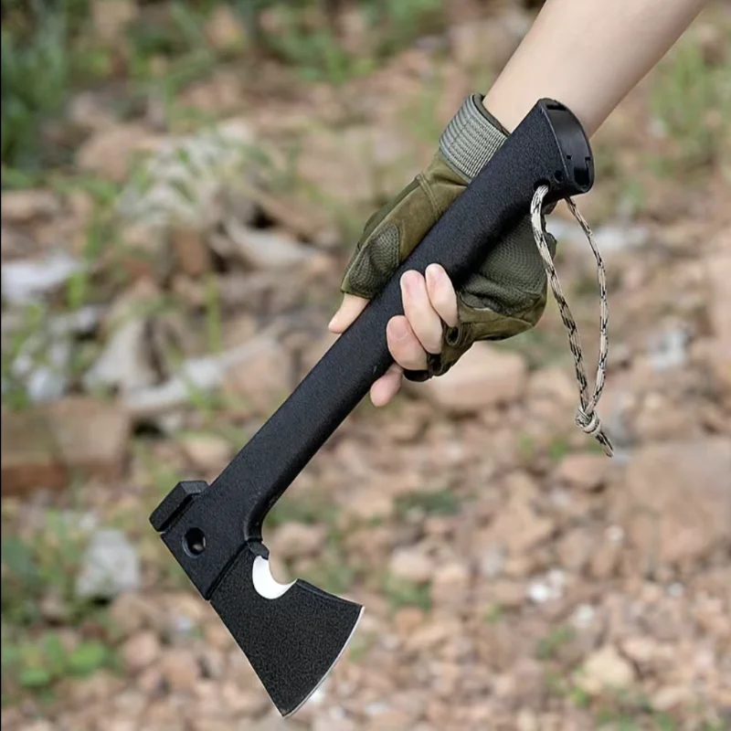 Outdoor Multifunctional Ax Camping Style Ax Knife Mountain Logging and Firewood Portable Ax Car Camping Style Carpentry Ax