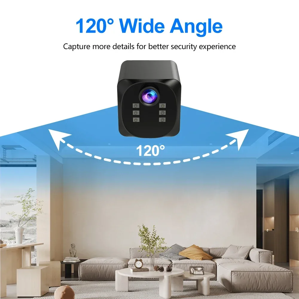 Wd19-ミニカメラ1080p HD,ワイヤレスリモコン,ビデオレコーダー,屋内マイクロ