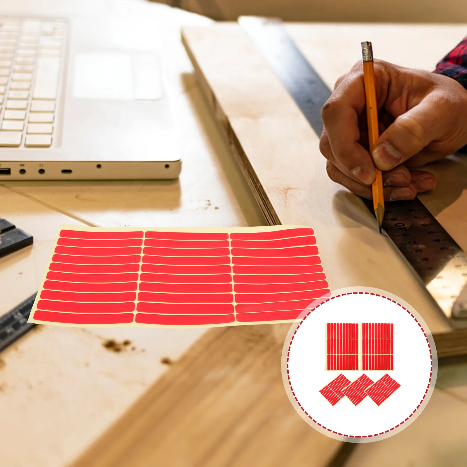 5 أوراق شريط عرض للأظافر مزدوج الجوانب، شريط عرض فني للأظافر لاصق قوي شفاف للاستخدام المنزلي في الصالونات #5