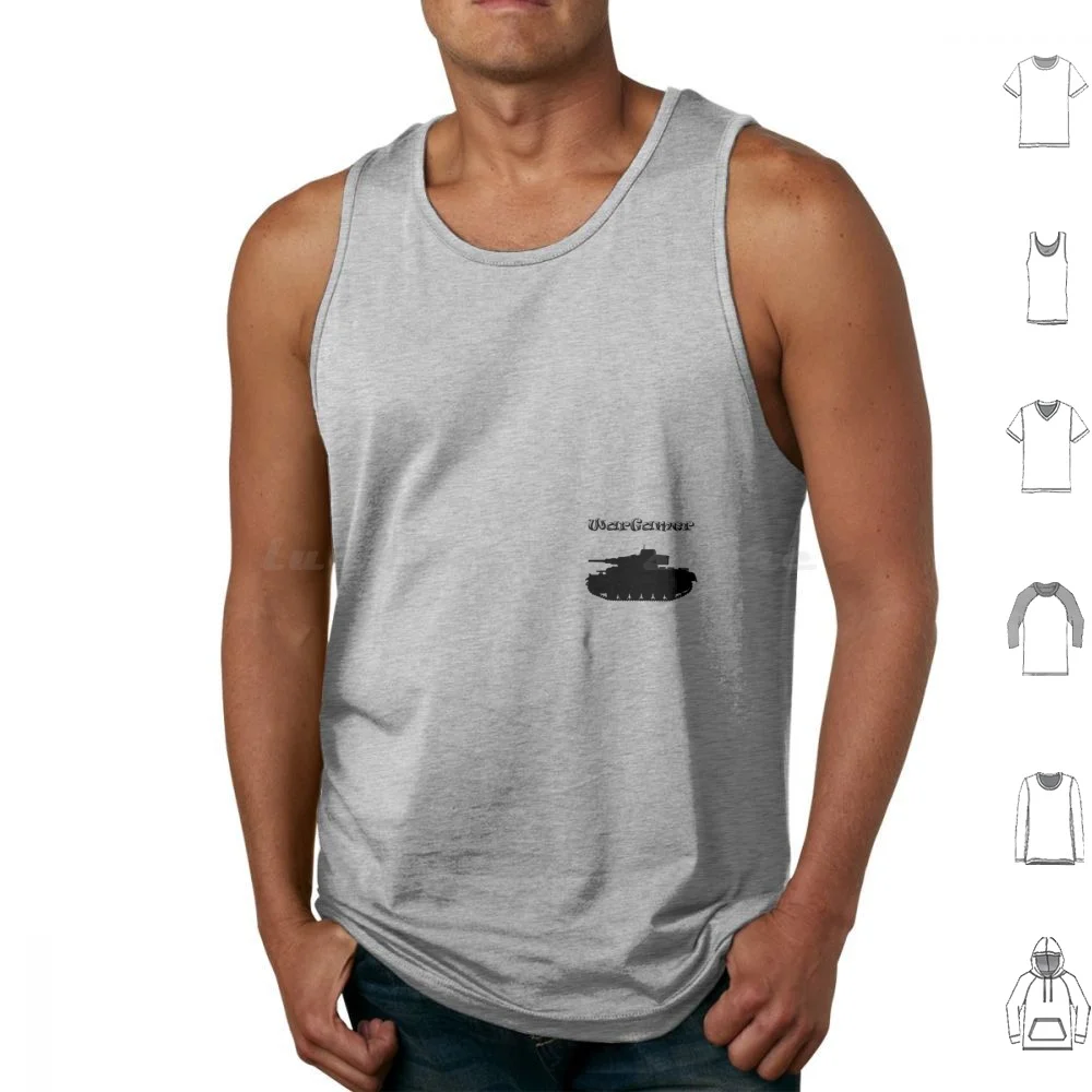 Wargamer Pz Mkiii Tank Tops Vest Sleeveless Panzer Iii Panzer Wargaming Wargamer Wargame German Ww2