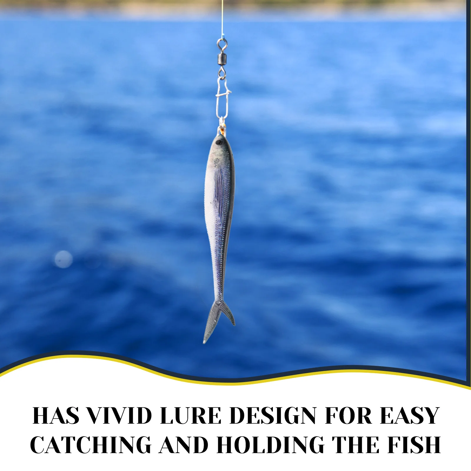 Bionic Soft Bait Tuna Nanyouhai Fishing (single) Attractive Fake Artificial Salt Fresh Sinking Lure for Outdoor Water Tool