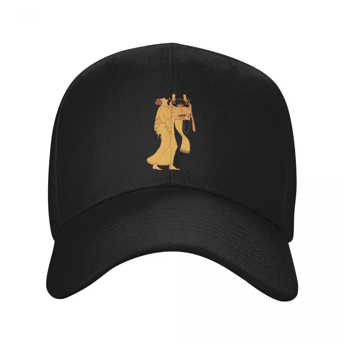 Ancient Greek Musician Singing & Playing Kithara Baseball Cap Kids Hat Anime Hat Sunscreen Military Cap Man For Man Women's