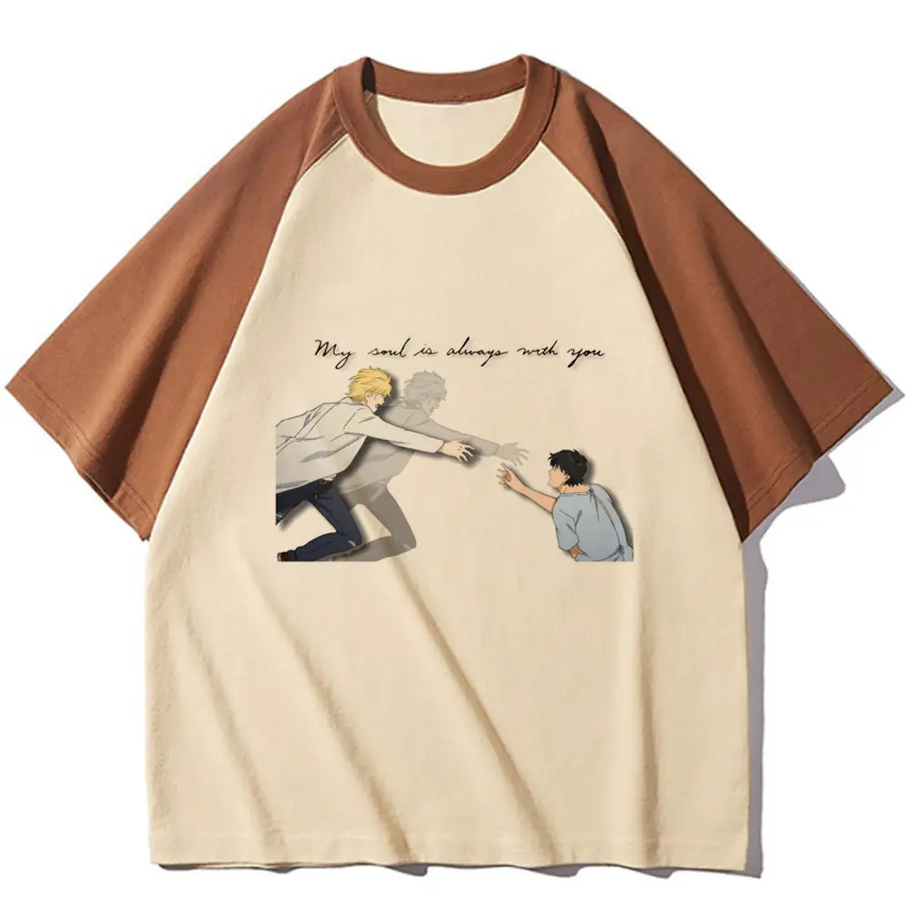 Banana Fish shirt girl Pastel anime Trendy 2000s Punk Gothic t shirt Colorful 2000s Gothic hip hop Y2k Punk