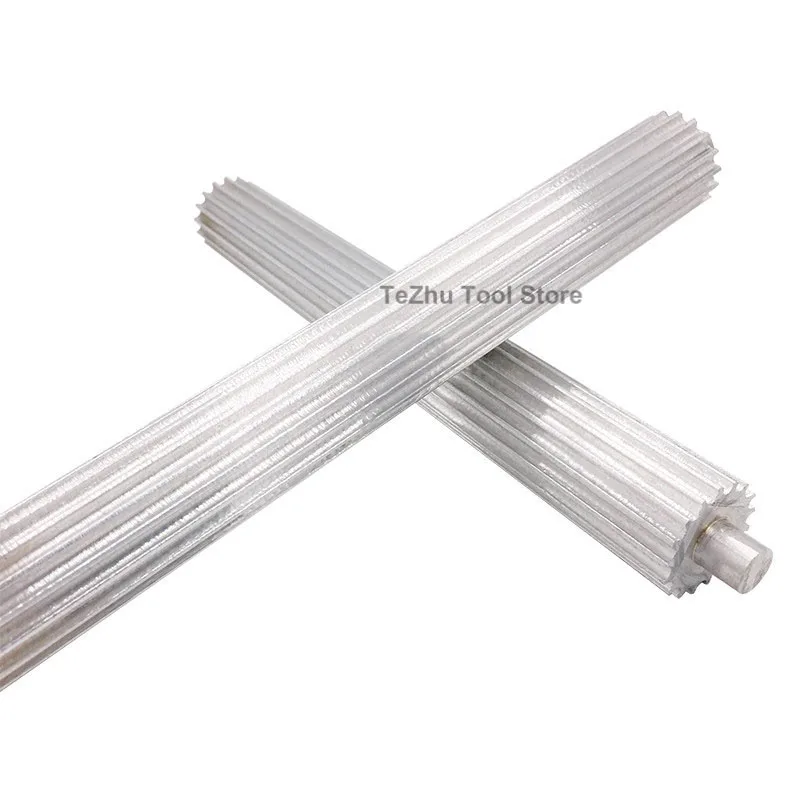 1pc MXL12 Teeth-100 Teeth Synchronous Belt Pulley Rod 100mm Length Rod-shaped Synchronous Wheel