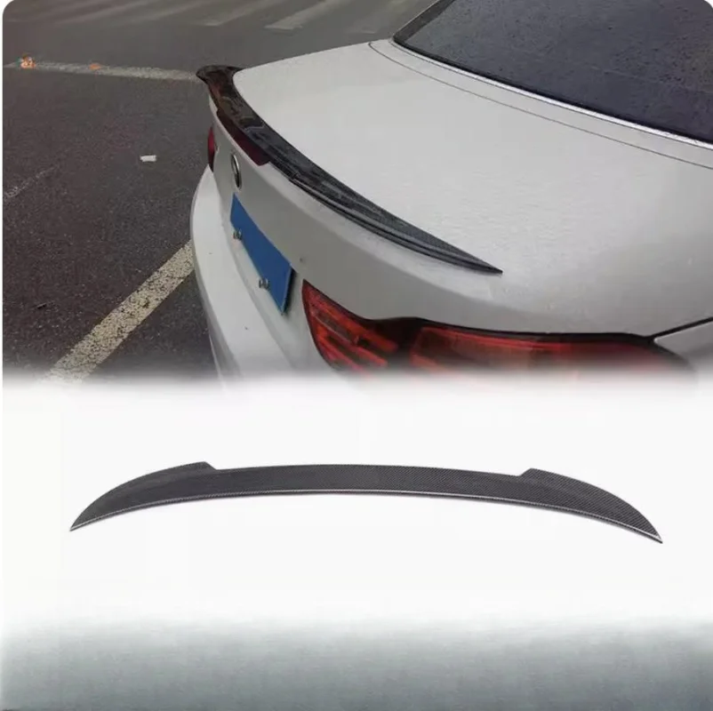 Gaya M4 Spoiler Atap Belakang Serat Karbon Sayap Bibir For BMW F33 Convertible 4 Seri 420i 428i 435i F83 M4 2014 2015 2016-UP