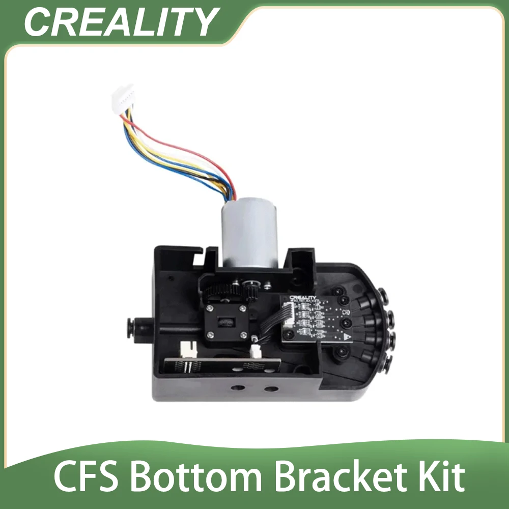 

Комплект оригинальных запчастей Creality CFS для 3D-принтера K2 Plus: Нижний кронштейн CFS, пятипозиционный комплект, бесщеточный двигатель 0.35A 24V L11, плоский вал