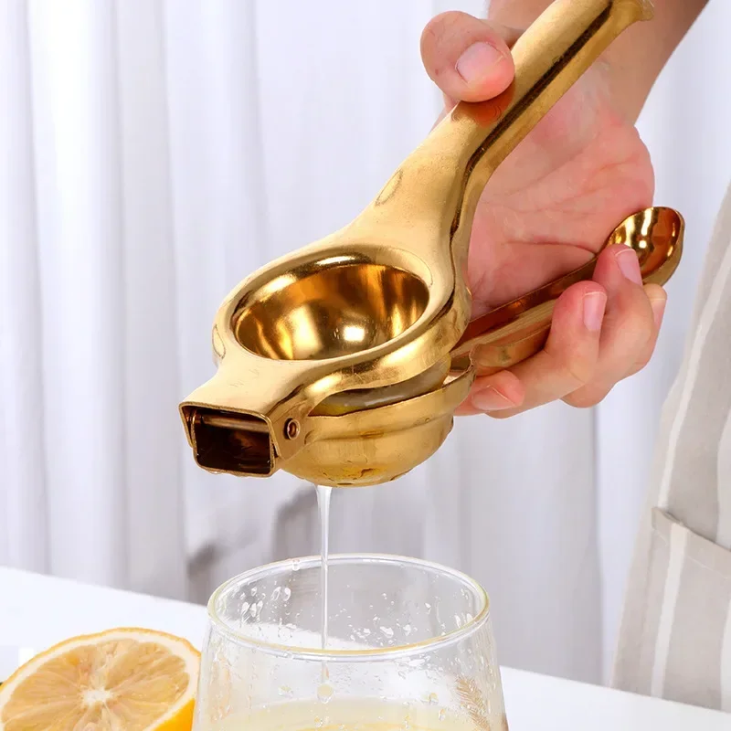 Mental Manual Juicer Lemon  Squeezer Clamp Hand Stainless Steel Squeeze Appliance Kitchen Tools