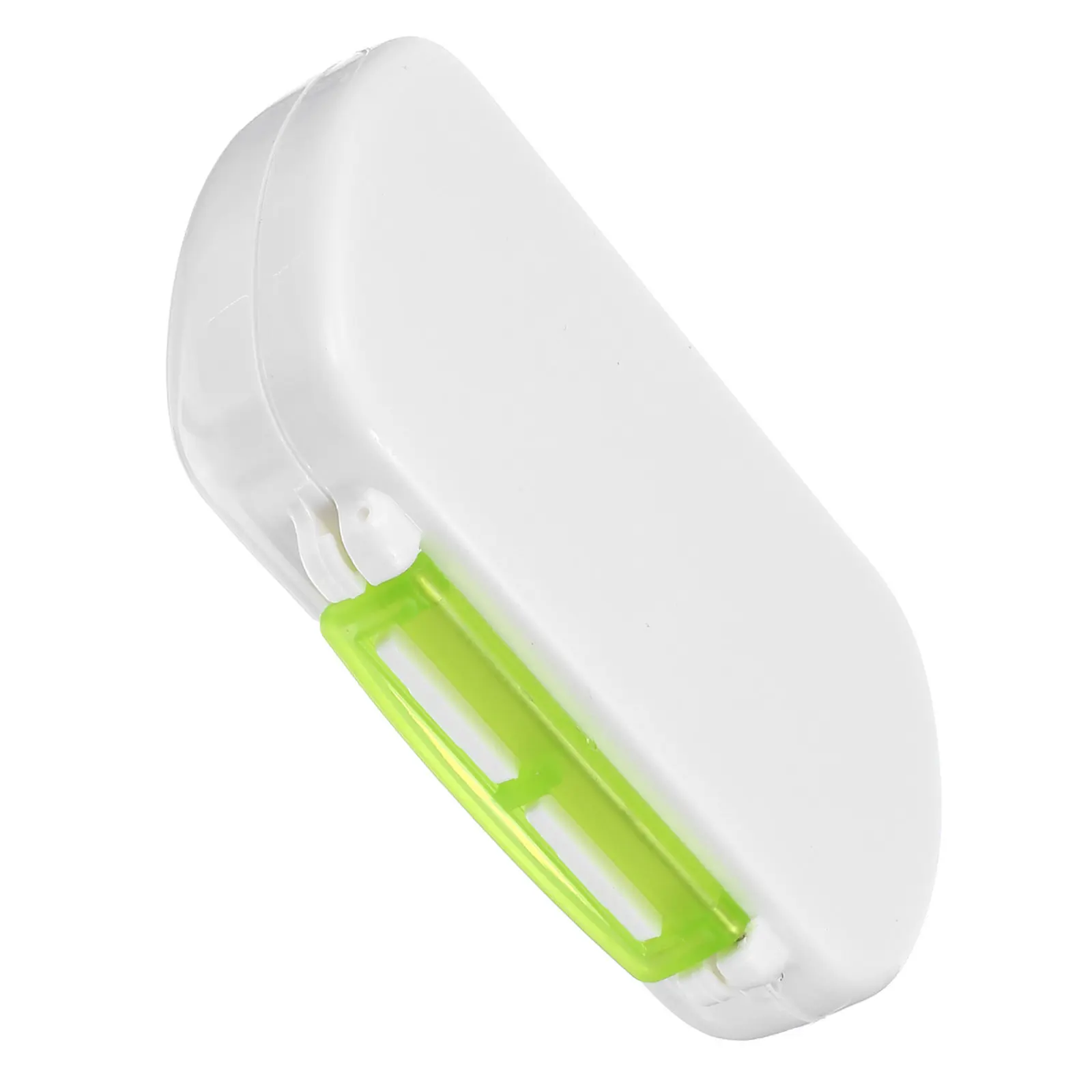 Portable 6 Slot Pill Organizer Weekly Medicine Dispenser Lids Supplements Travel Home Office Picnic